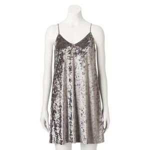 Velvet Slip Dress